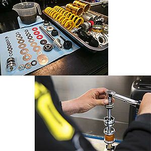 オーリンズサスペンション オーバーホール ツインショック |ハーレー