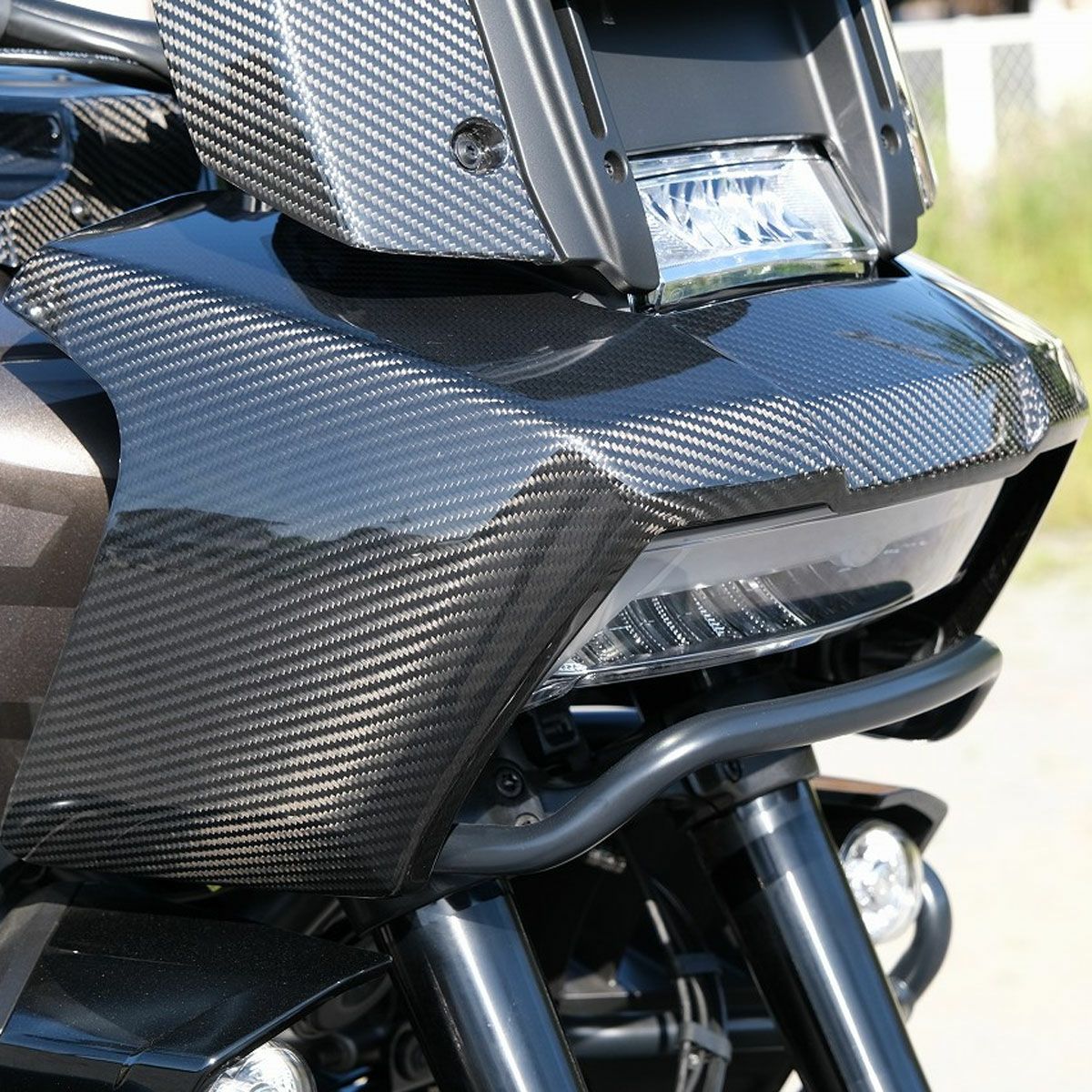 ハーレー、パンアメリカ用ウインドシールド