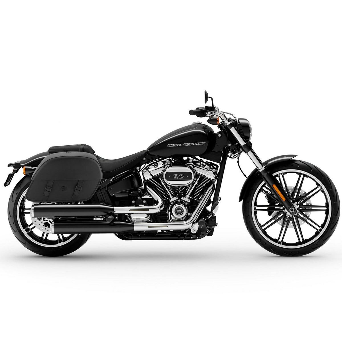 M8 ブレイクアウト、ファットボーイ Baelor 28L クイックマウント・ミディアムサドルバッグ Viking Bags2