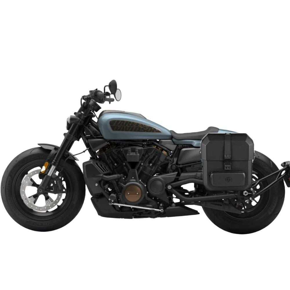 スポーツスターS Outlaw 15L クイックマウント・ミディアムサドルバッグ (左用) Viking Bags2