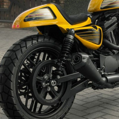 Roland Sands Design スポーツスター バックステップキット ブラック 