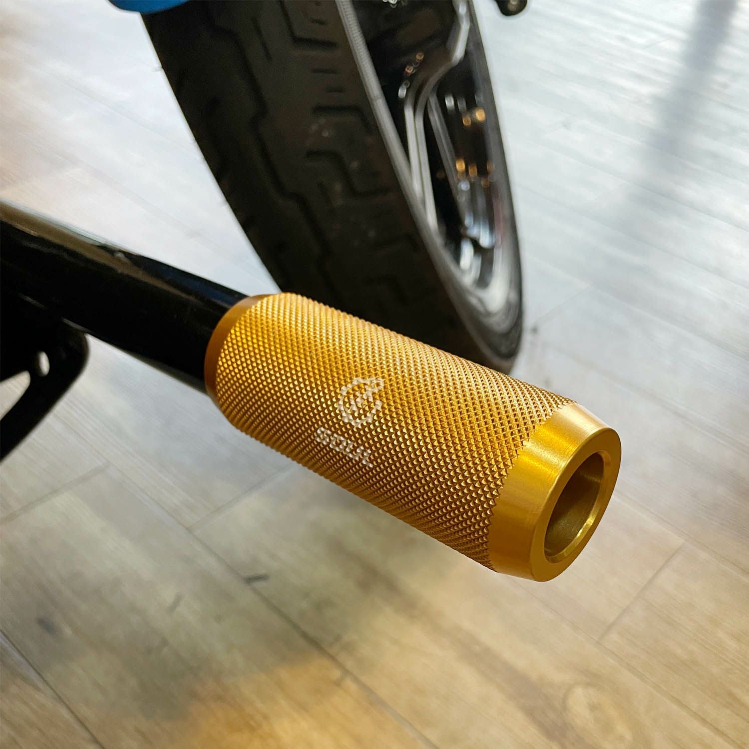 クラッシュバー用 スライダー ゴールドアルマイト SOUL |ハーレー