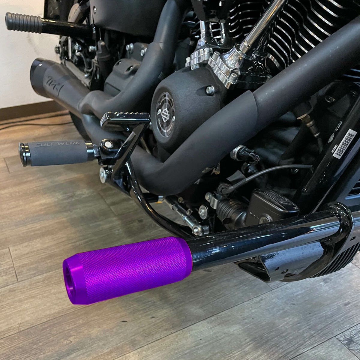 クラッシュバー用 スライダー パープルアルマイト SOUL 3