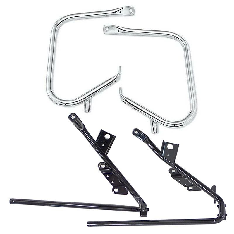 リアサドルバッグガードキット クローム ツーリング-02