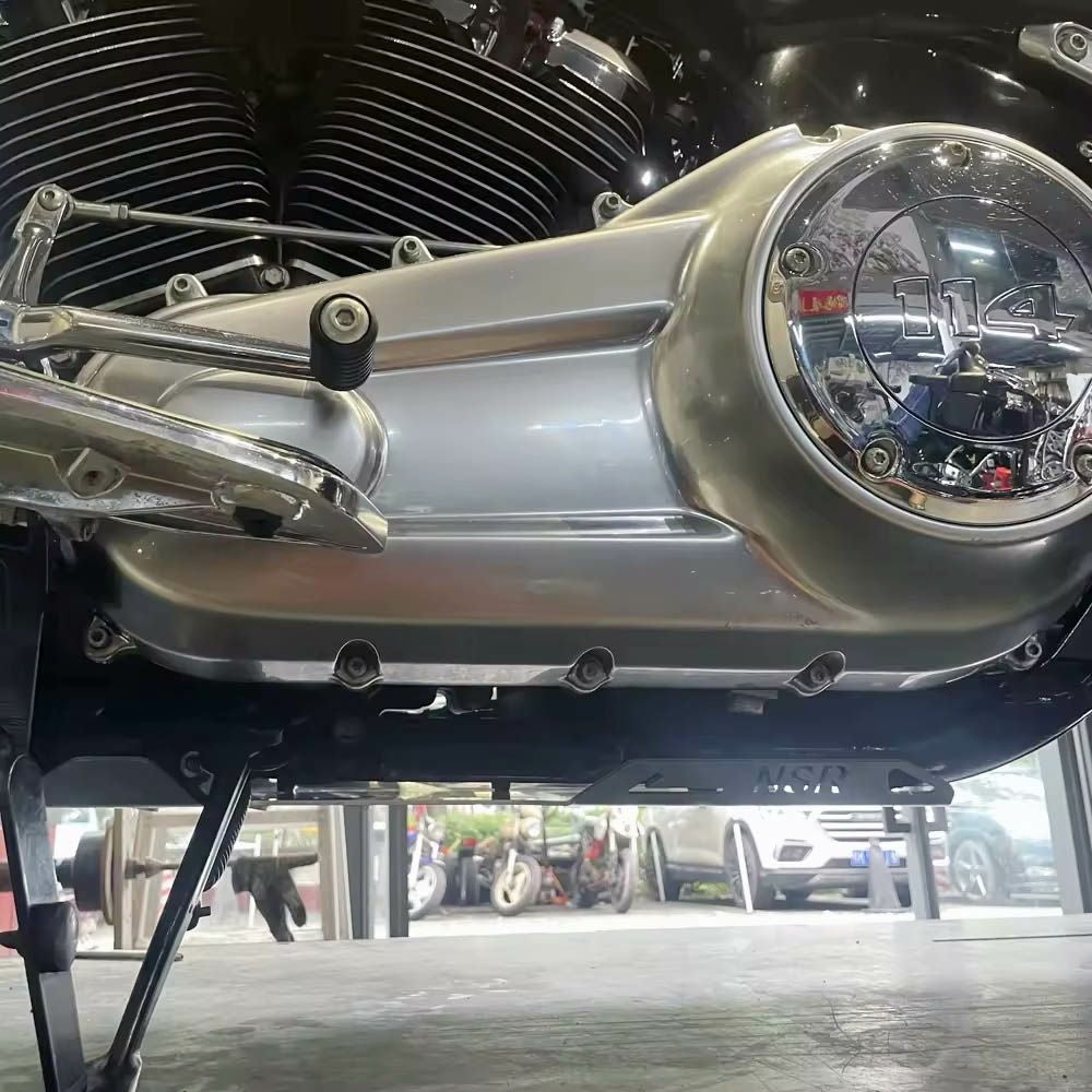 2014以降ツーリング ロアーエンジンベースシャーシガード ブラック 4