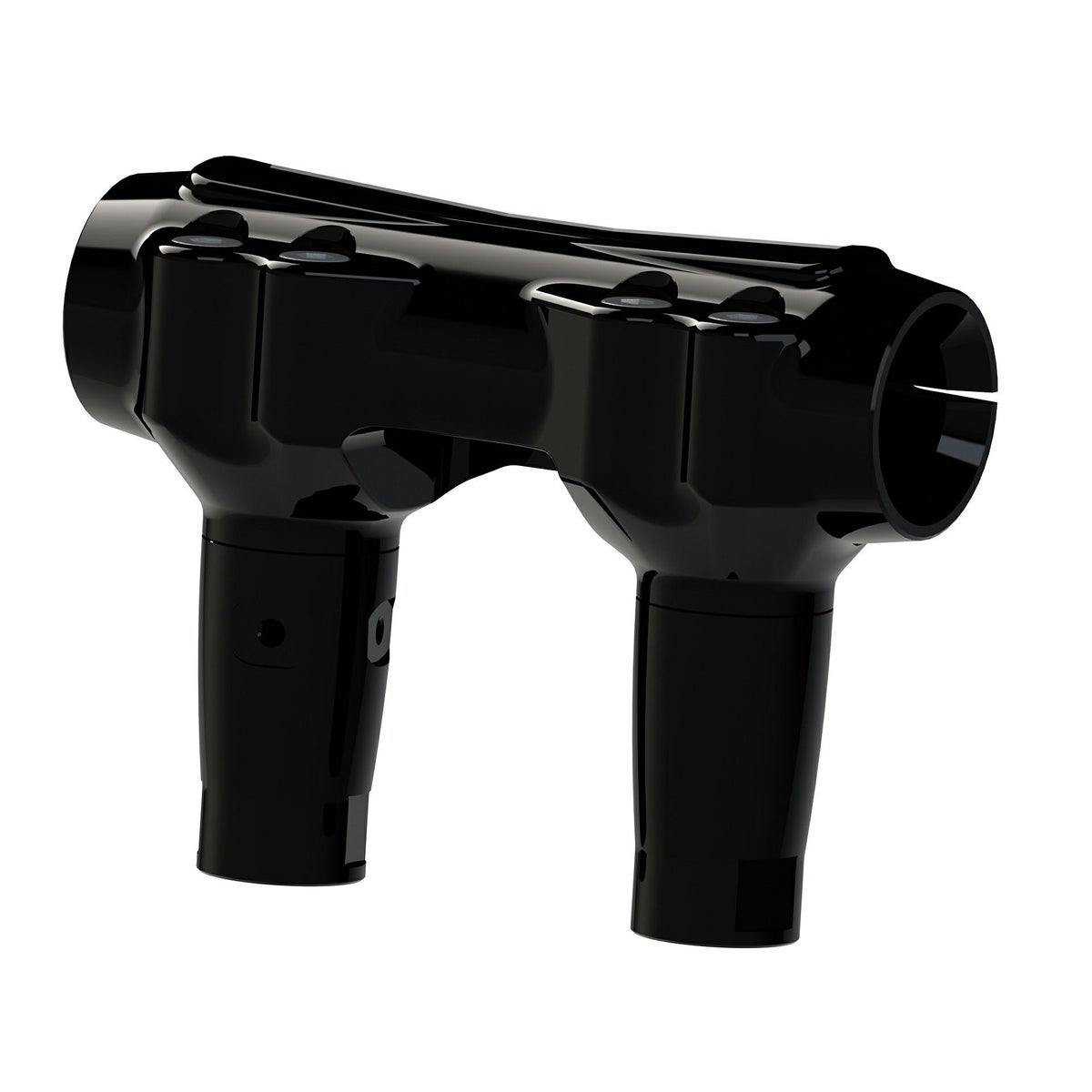 2024以降 ロードグライド Atlas Wide ファットハンドルバー用 ライザー (グロスブラック) Thunderbike2