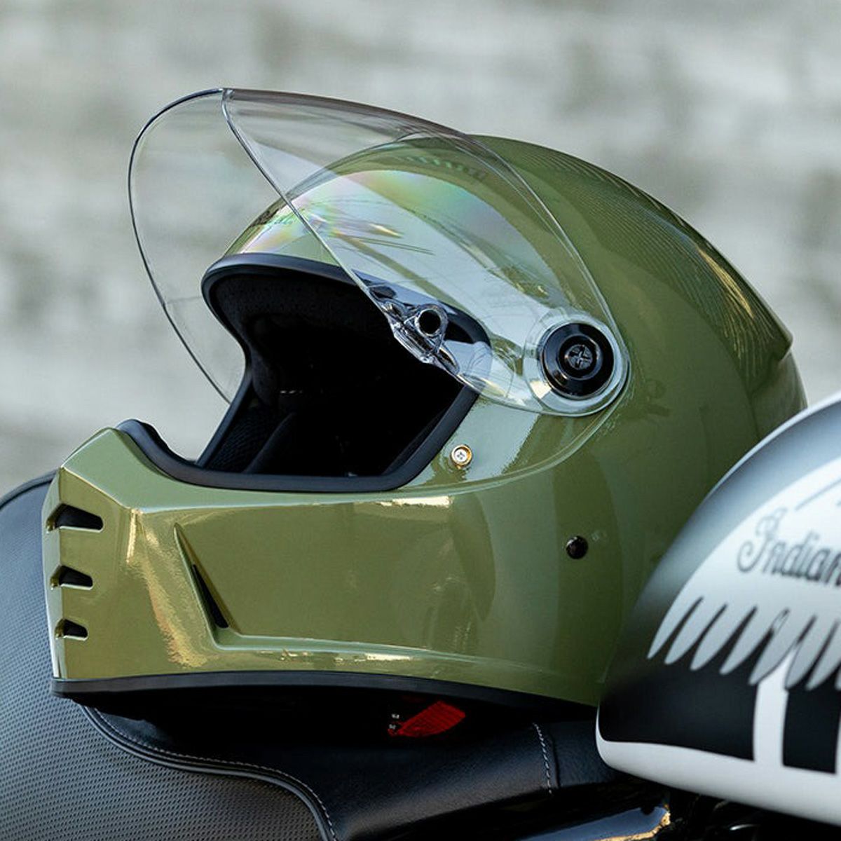Biltwell Lane Splitter フルフェイスヘルメット (オリーブグリーン