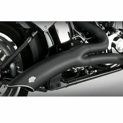 バンス＆ハインズ　'86～'11 ソフテイル用 ビッグラディウス 2-Into-1 BLACK-01