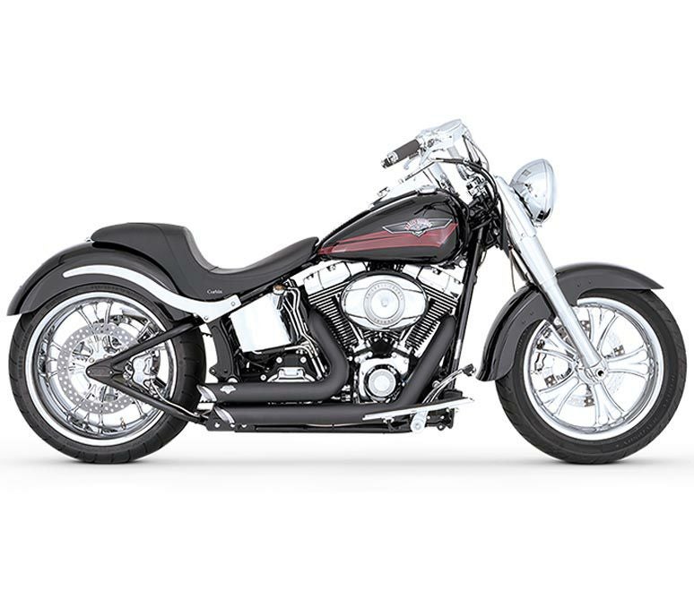 Vance&Hines（バンス＆ハインズ） Shortshots Staggered ブラック ソフテイル-02