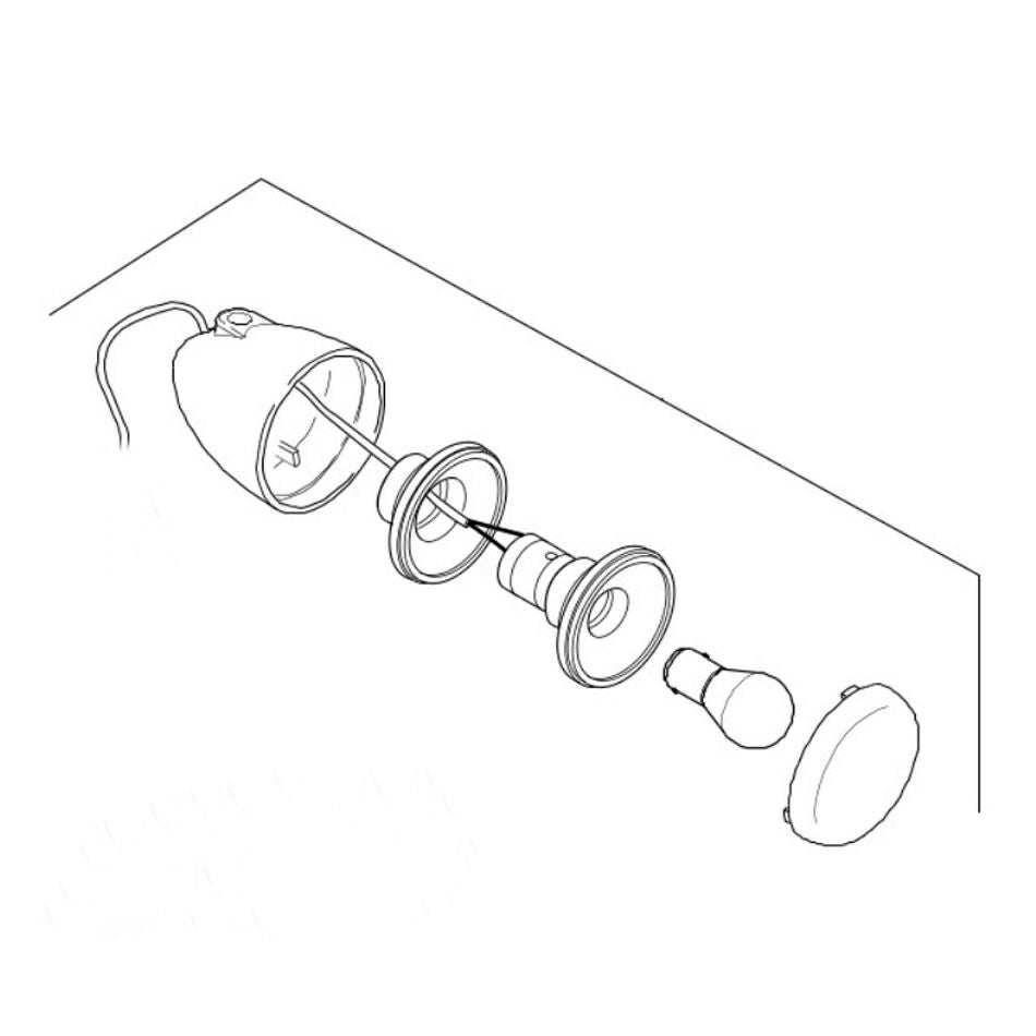 2009～2013 FXDB、FXDWG フロントウィンカー (クローム/アンバーレンズ)2