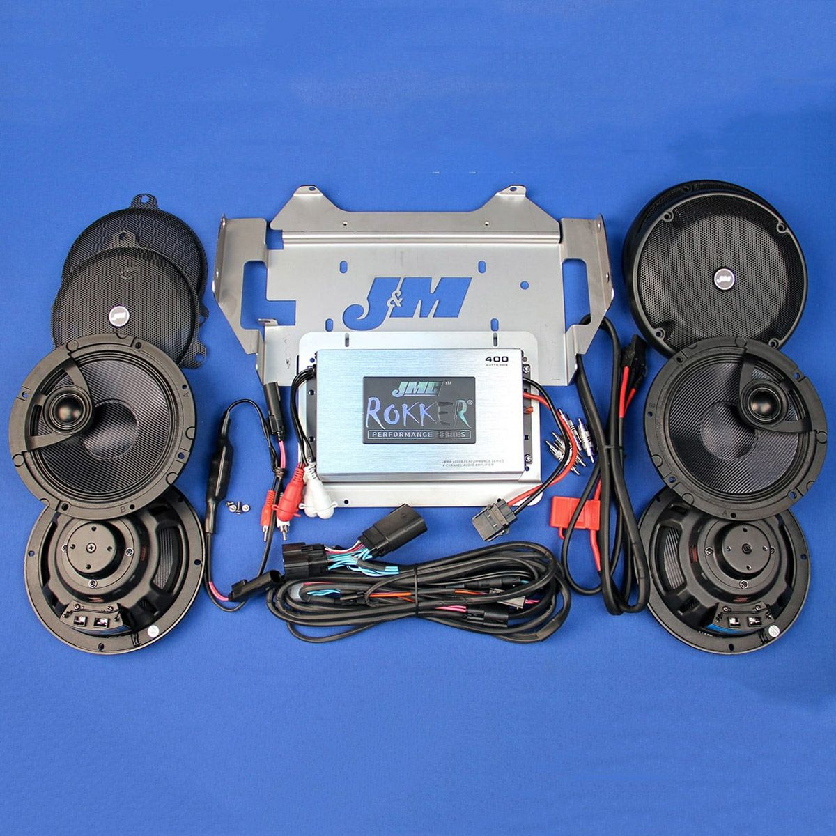 アンプ　スピーカーセット ハーレー、ツーリング FLHアンプ＆スピーカーセット(2014以降