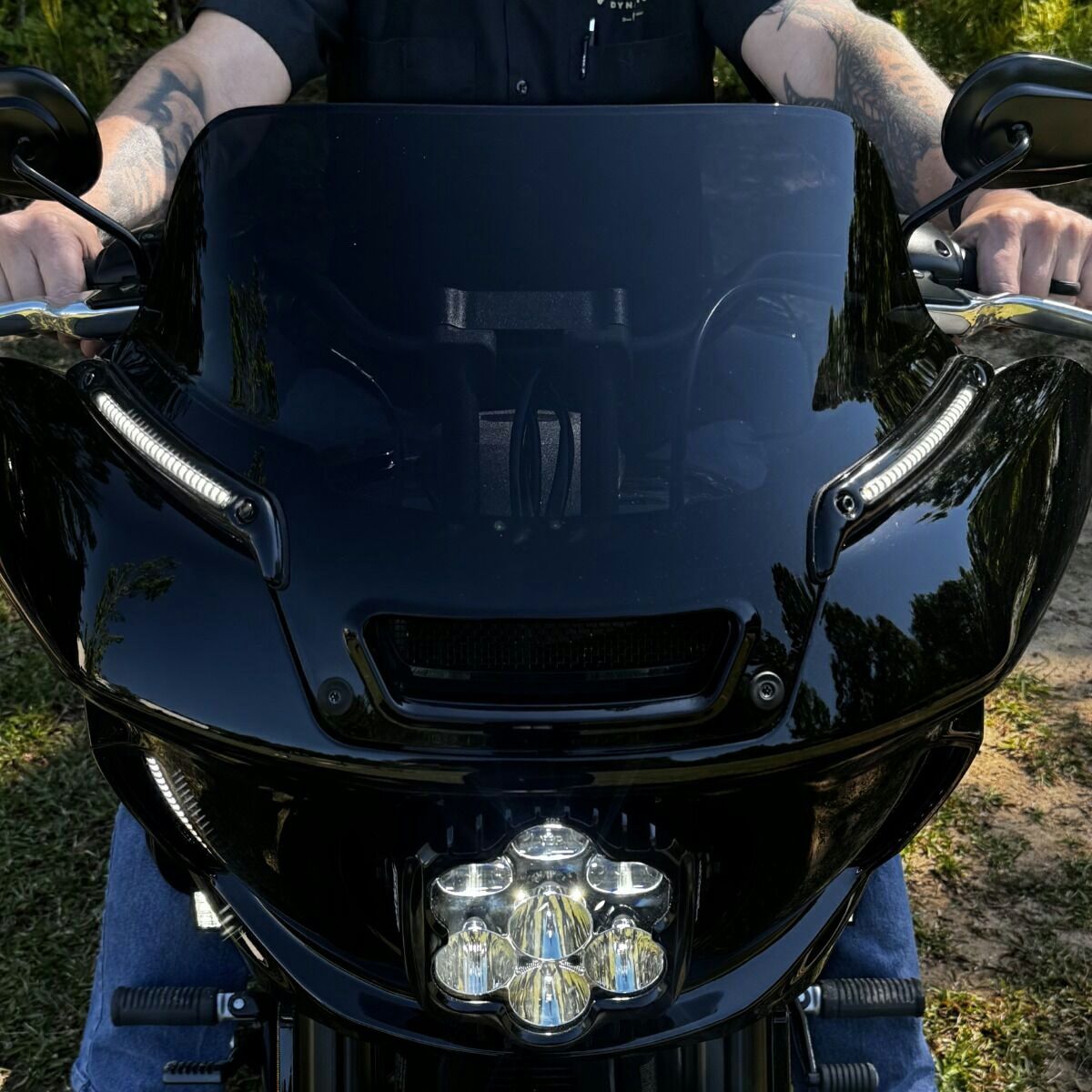 ローライダーST、エルディアブロ LEDフェアリングベントライト