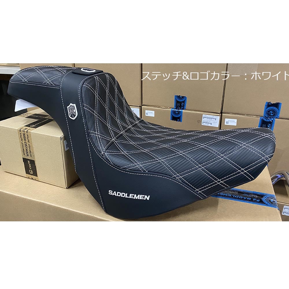FXLRローライダー、FLSBスポーツグライド用Saddlemen (サドルマン