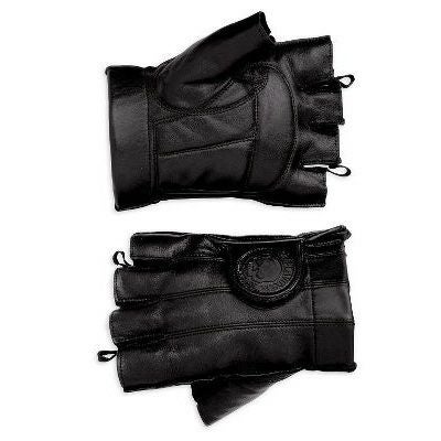 スカル・レザーフィンガーレスグローブ-01