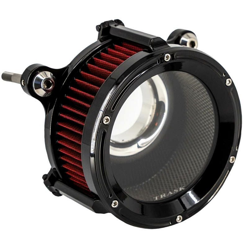 2024以降 FLHX FLTRX アサルト チャージ ハイフローエアクリーナー グロスブラック Trask Performance トラスクパフォーマンス