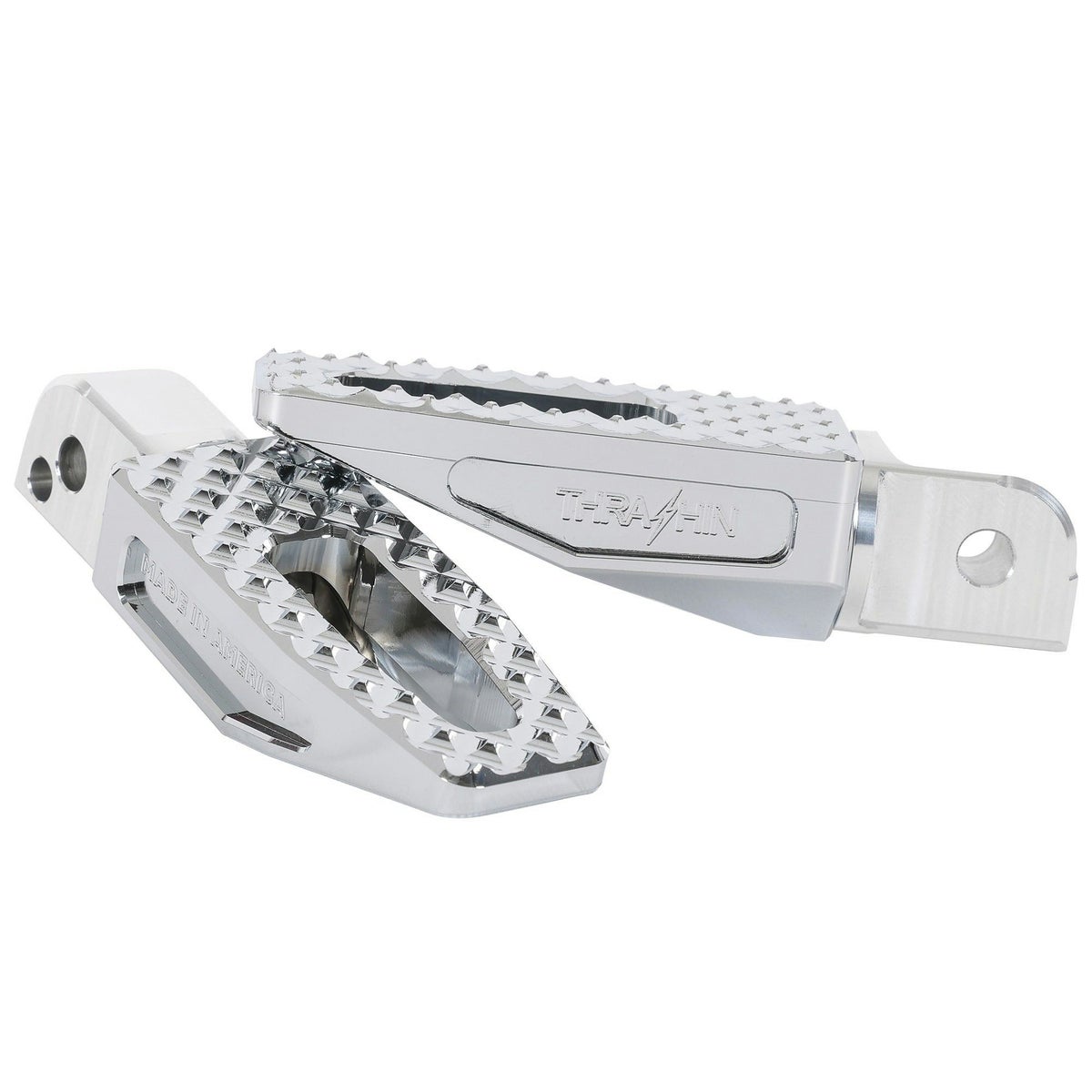 M8 ソフテイル、スポーツスターS、ナイトスター、パンアメリカ P-54 スリム パッセンジャーフットペグ (クローム) Thrashin Supply1