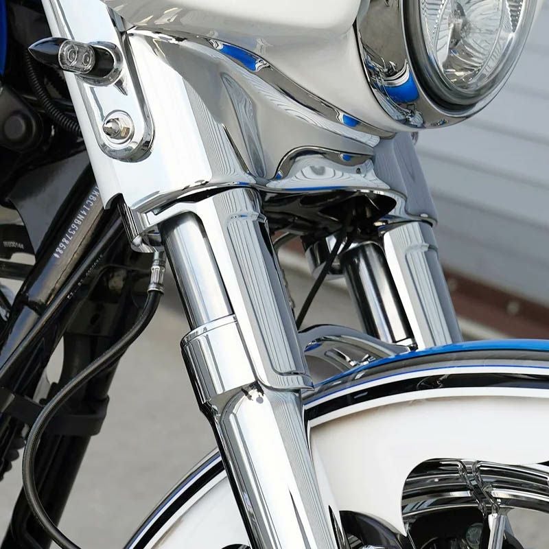 Arlen Ness アレンネス Method メソッド バガーフォークガード クローム ハーレー ツーリング