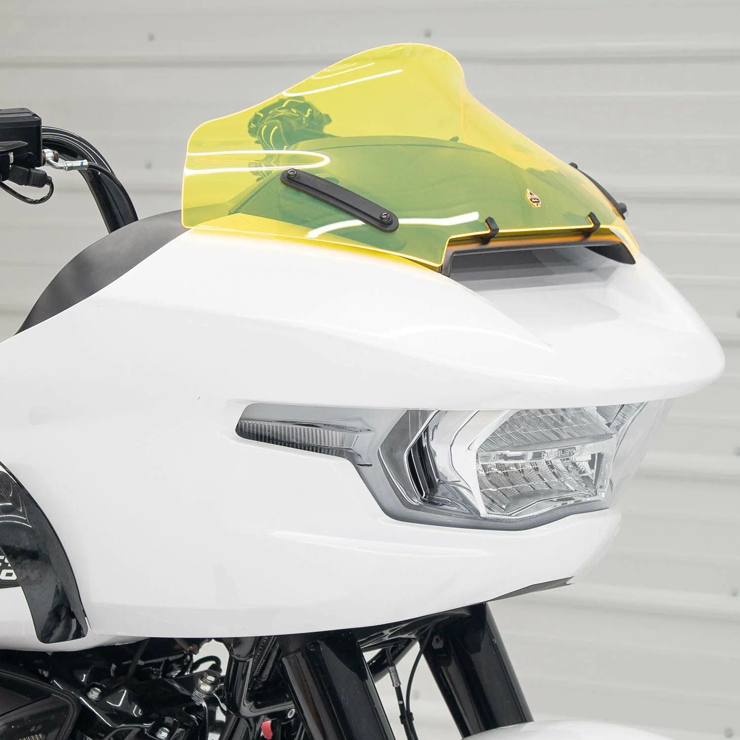 クロックワークス Kolor FLAREウインドシールド 10インチ イエロー