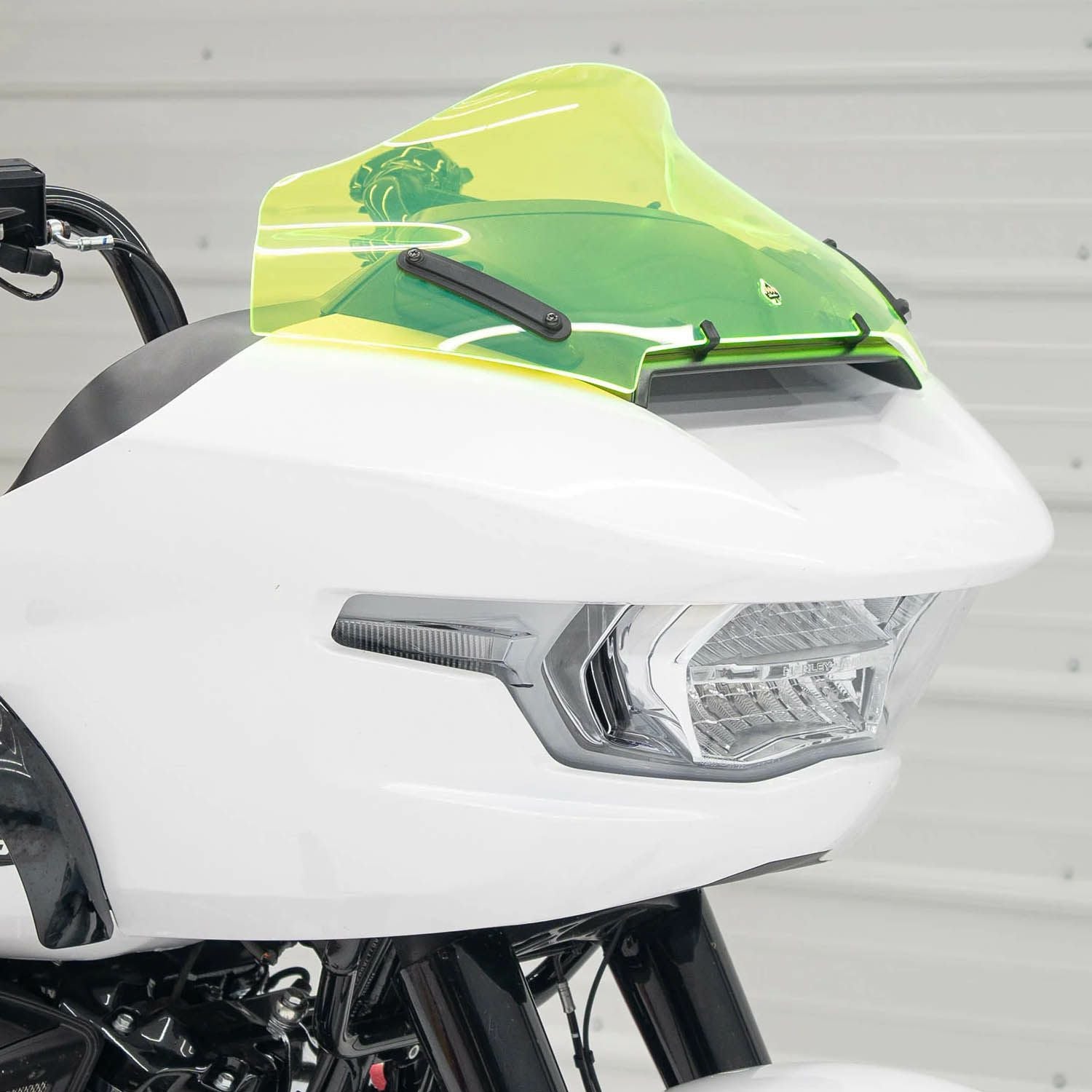 クロックワークス Kolor FLAREウインドシールド 10インチ グリーン