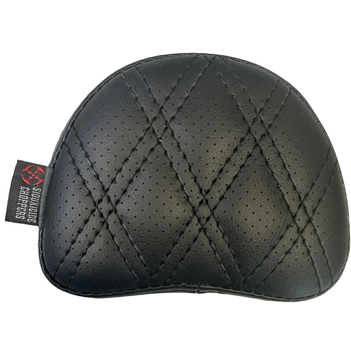 2009以降 ツーリング HALOW シーシーバー/クロスステッチパンチングバックレストパッド付 (ブラック) Siouxicide Choppers2