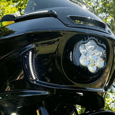 ローライダーST、エルディアブロ LEDウィンドシールドトリム (ブラック 