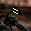 LEDラン/ターンシグナル付 ハーレーミラー (クローム) Custom Dynamics2