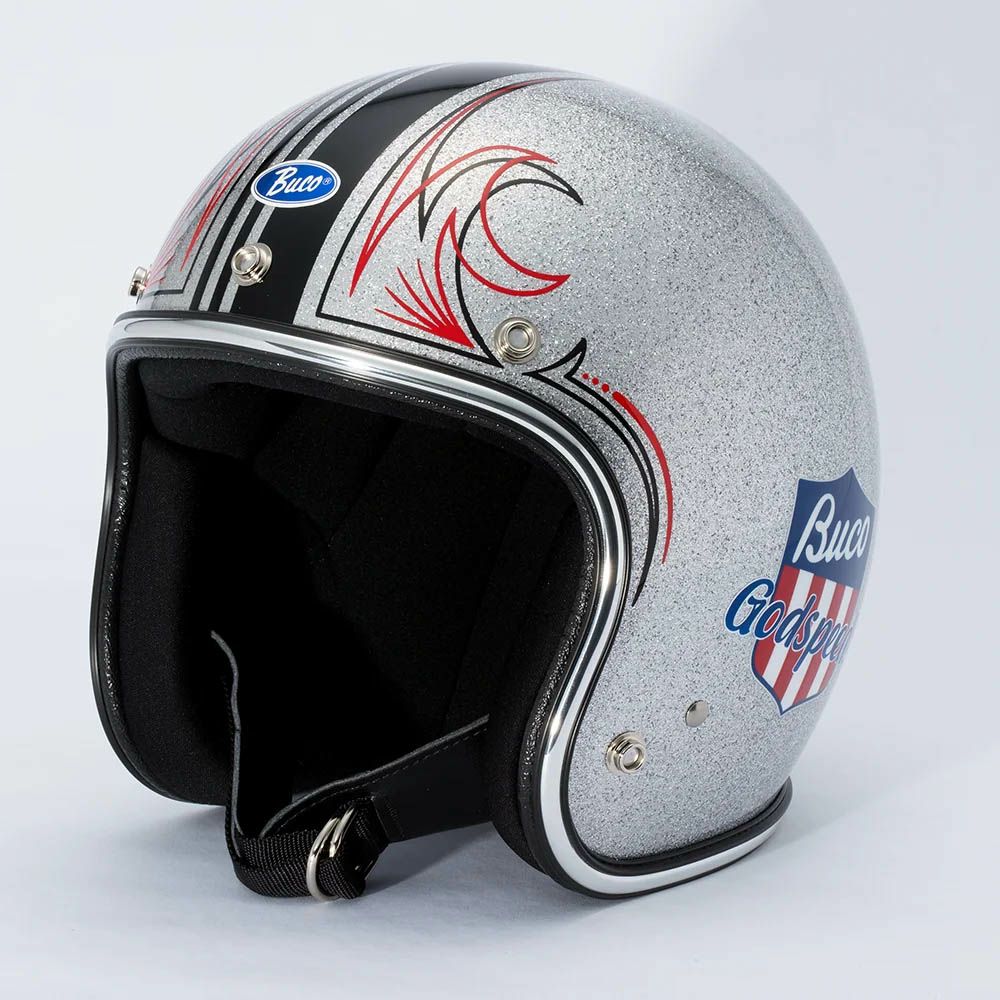 Buco エクストラブコ ヘルメット ゴッドスピードモデル シルバー