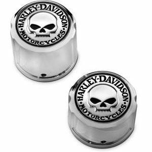 ウイリーG.スカルコレクション　リアアクスルナットカバーキット-02