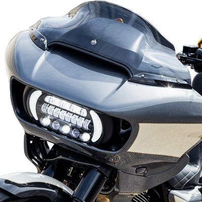 2015～2023 ロードグライド Sharktooth ターンシグナル付LEDヘッド 