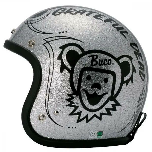 Buco エクストラブコ ヘルメット グレイトフルデッド2023モデル シルバーフレーク 3