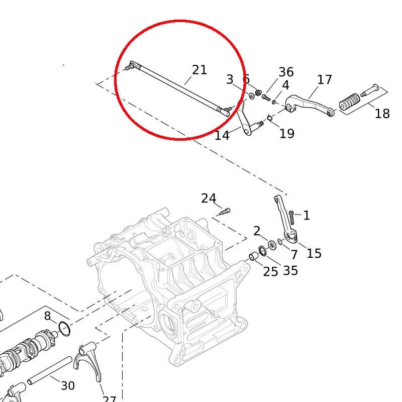 2006以降 ダイナ フォワードコントロール車用 シフターロッド1