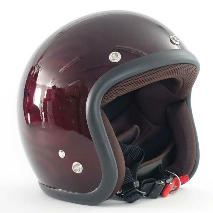 SHM Genuine ジェットヘルメット ブラウン |ハーレーパーツ専門店 HDパーツ