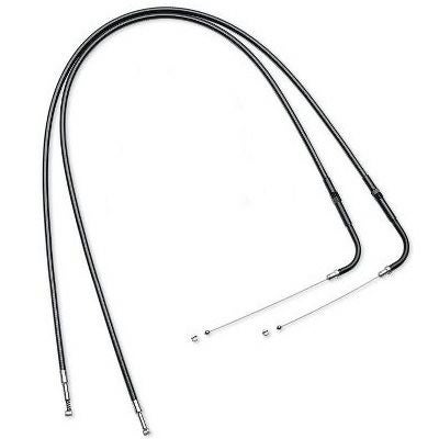 スロットル＆アイドルケーブル/ダイヤモンドブラックキット　ツーリング用-01