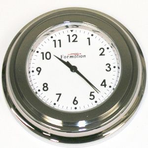 フォーモーション　フラットマウントゲージクロック　ホワイト-01