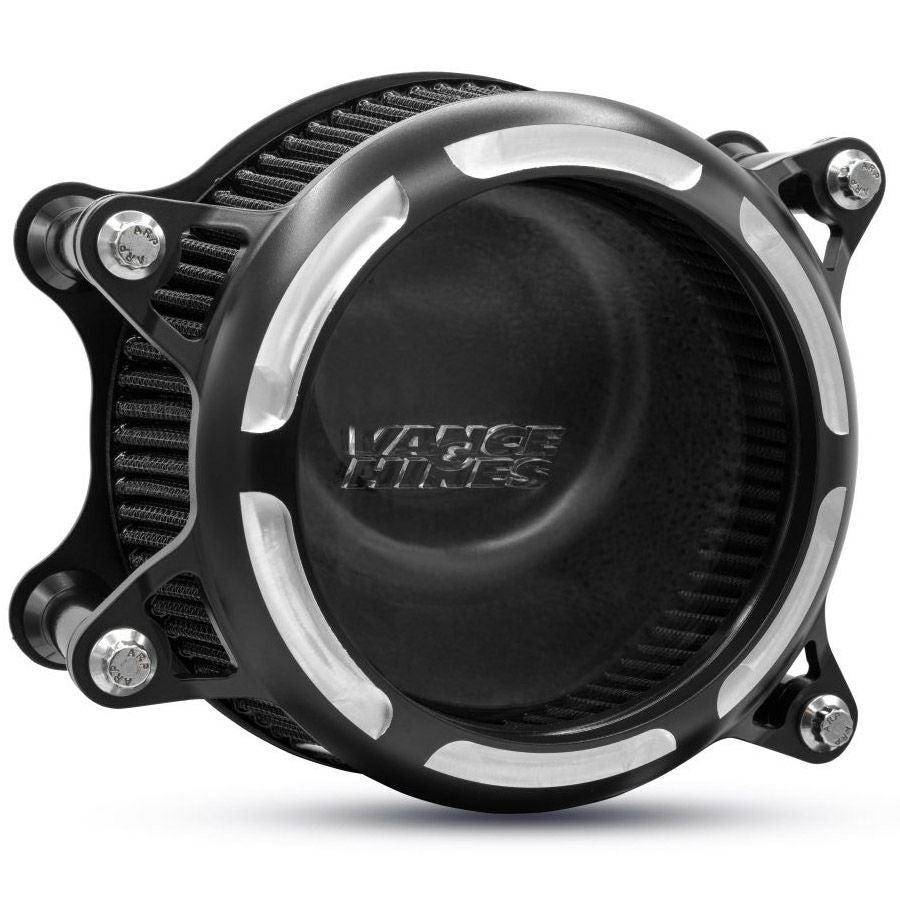 2024以降 ロードグライド、ストリートグライド VO2 インサイト エアクリーナー (ブラックコントラスト) バンスアンドハインズ