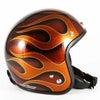 JCPシリーズ FLAMES ジェットヘルメット オレンジ 72JAM