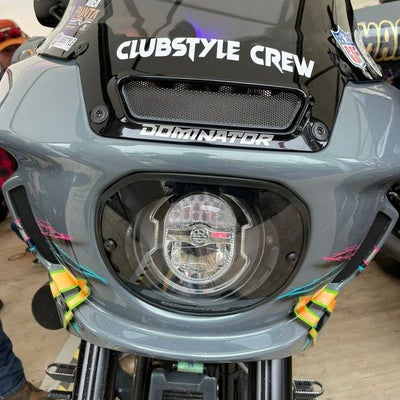ローライダーST、エルディアブロ FXRTスタイル・ヘッドライトレンズ 