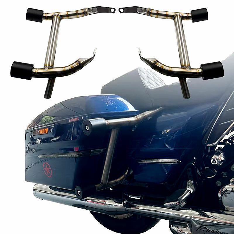 ハーレー、ツーリング2014年以降用 サドルバッグガード、レール