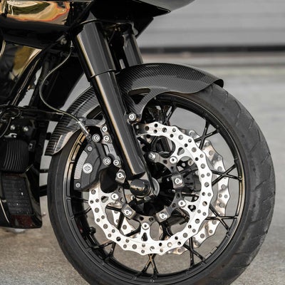 Drag Specialties 車高調節 サスペンション 13インチ クローム 