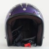 JCPシリーズ New Cross ジェットヘルメット メッキベース パープル 72JAM 3