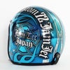 逸品モノシリーズ New Cross ジェットヘルメット メッキベース ブルー 72JAM 4