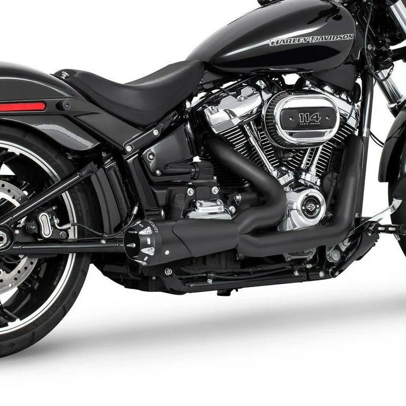 ハーレー M8 ソフテイル フルエキゾーストマフラー 2-INTO-1 ショー