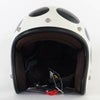 逸品モノシリーズ フレイムス ジェットヘルメット アイボリーフレイム ブラック 72JAM 3
