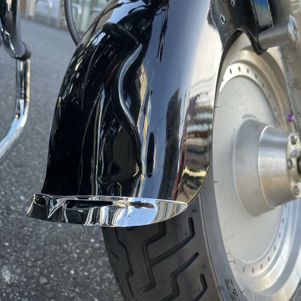 クリアキン フロントフェンダーチップ 後ろ側 |ハーレーパーツ専門店