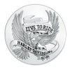 クローム・LIVE TO RIDEロゴ・ユニバーサルメダリオン（径89mm）-01