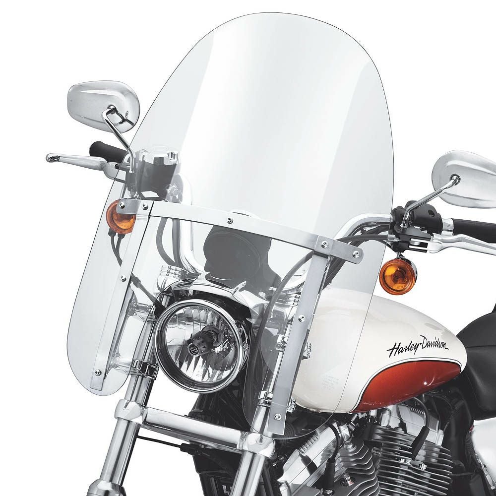 ハーレー 純正 クイックリリース コンパクト ウインドシールド グロスブラック クイックリリース・コンパクト・ウインドシールド グロスブラック