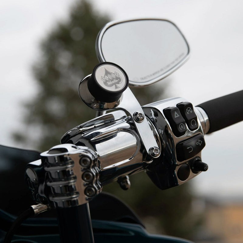 1996以降 ハーレー 右用 パーチマウント スマートホンiOマウント (クローム) クロックワークス