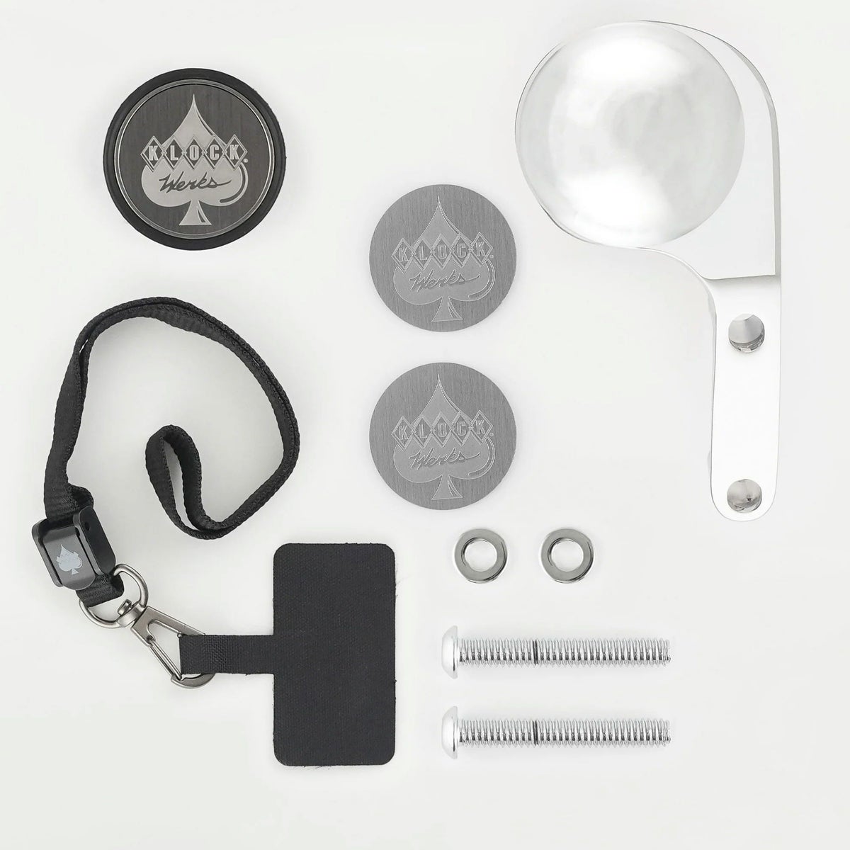 1996以降 ハーレー 右用 パーチマウント スマートホンiOマウント (クローム) クロックワークス3