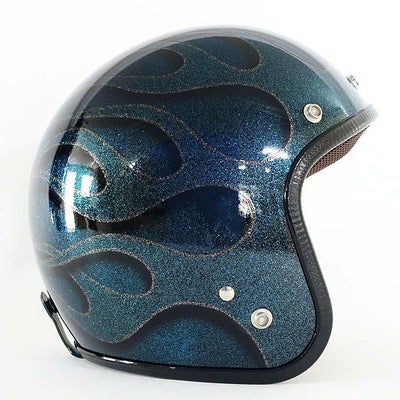 逸品モノシリーズ ラメT2 ジェットヘルメット ディープグリーン 72JAM 