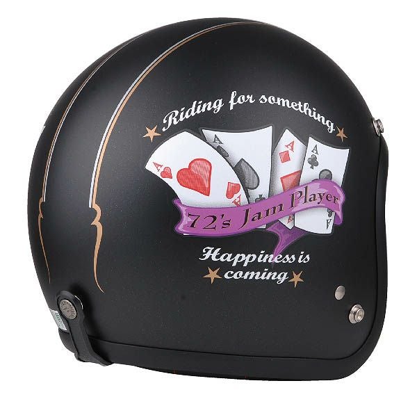 JFシリーズ PLYYER ジェットヘルメット マットブラック 72JAM 3